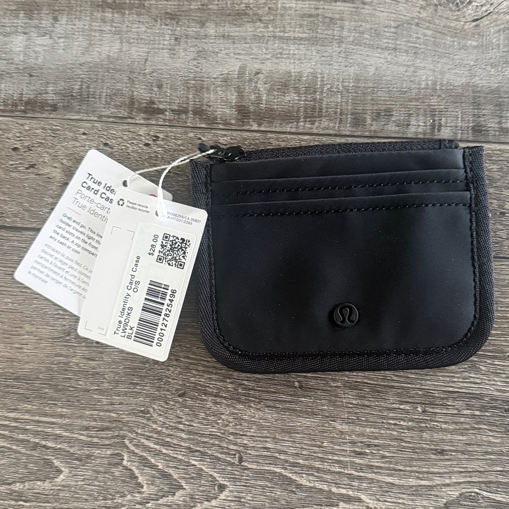 LULULEMON True Identity Card Case Black - NWT
